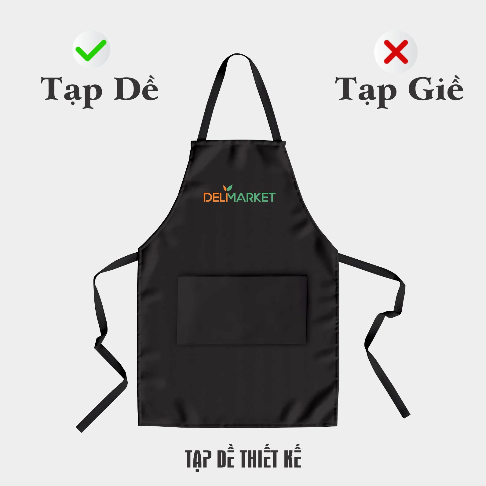 Tạp giề hay tạp dề là từ đúng chính tả