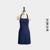 Tạp dề yếm màu xanh đen kaki