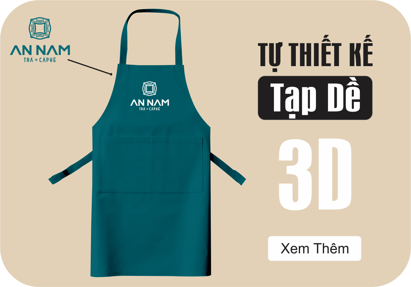 Tự thiết kế tạp dề