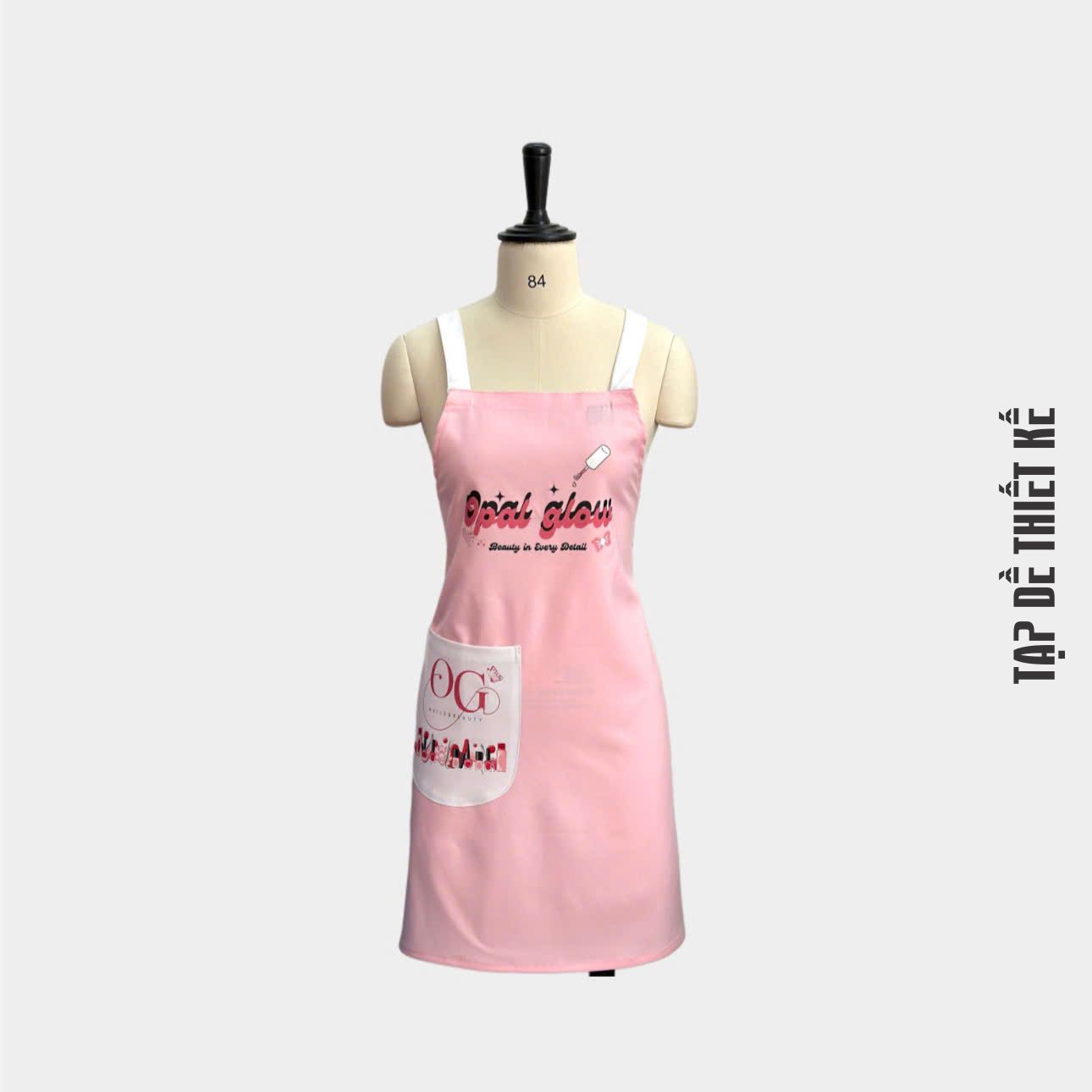 In tạp dề nail theo yêu cầu