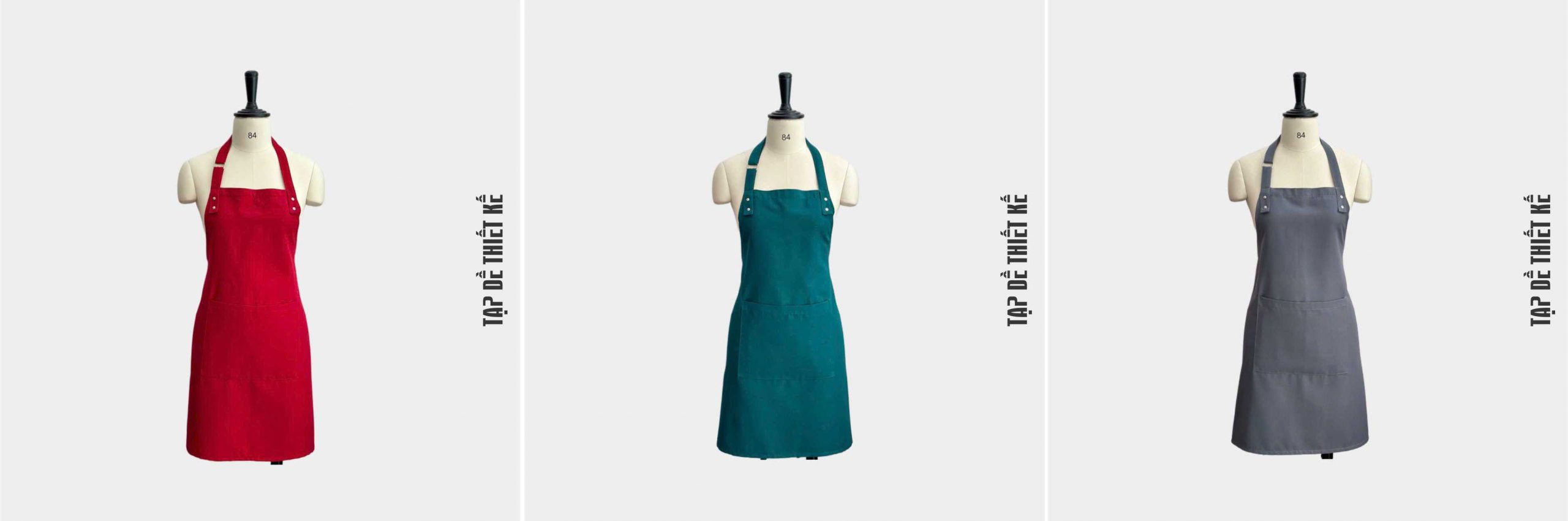 Đa dạng mẫu tạp dề may sẵn – phù hợp mọi ngành nghề dịch vụ