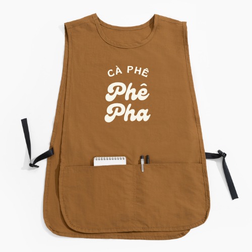 Áo tạp dề cafe Phê Pha