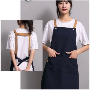 Mẫu tạp dề cafe phong cách Hàn Quốc