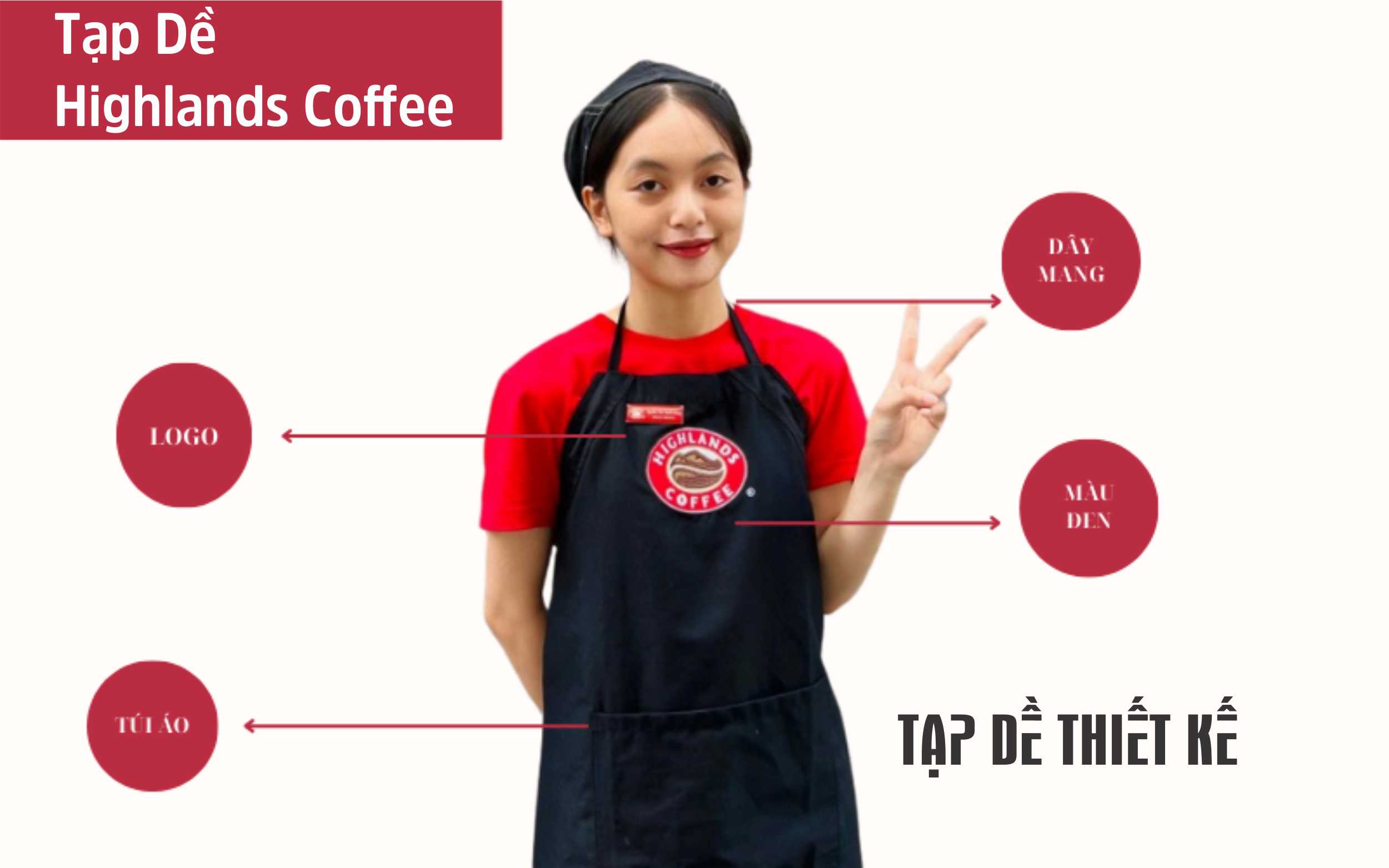 Tạp dề Highlands Coffee