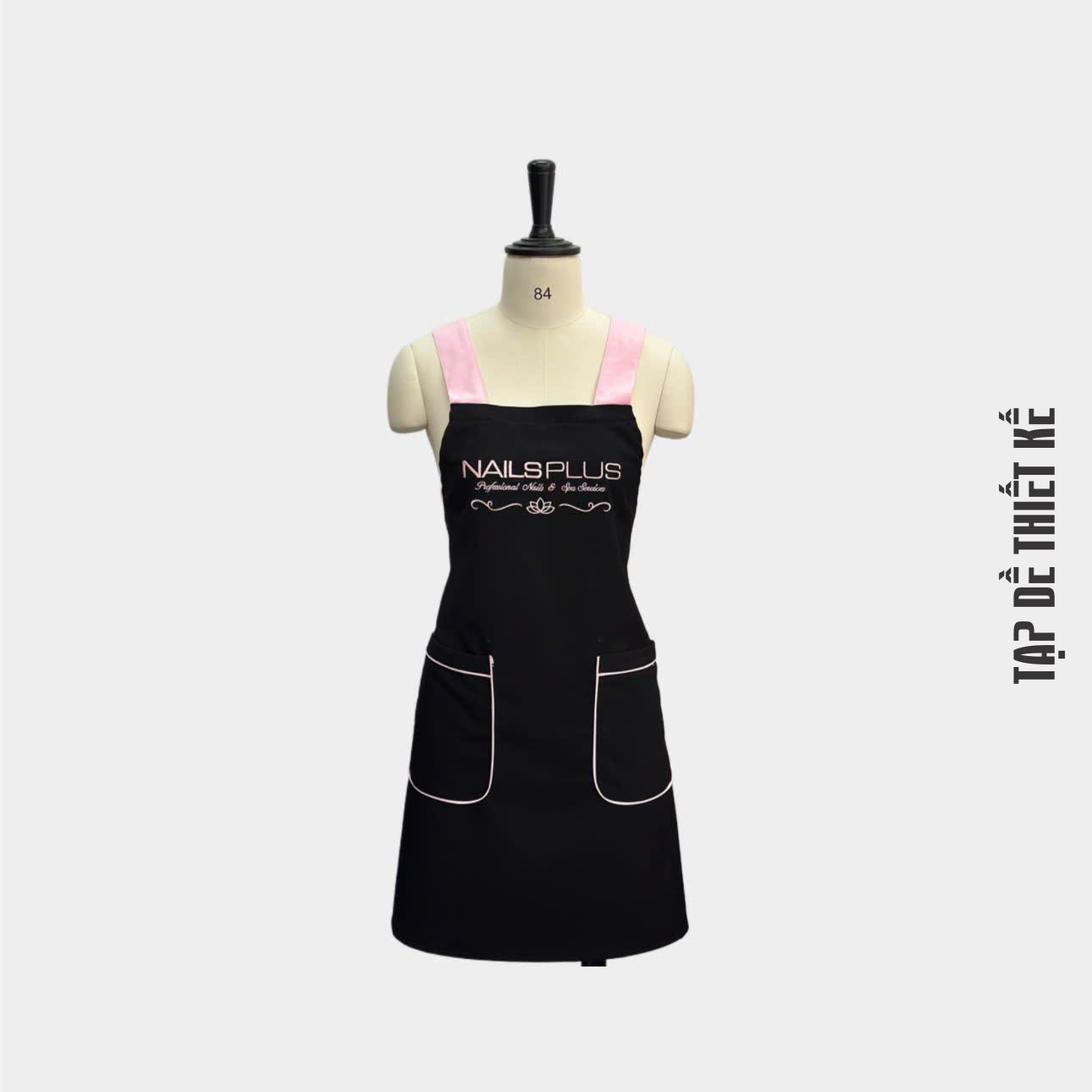 Tạp dề nails đẹp sang trọng