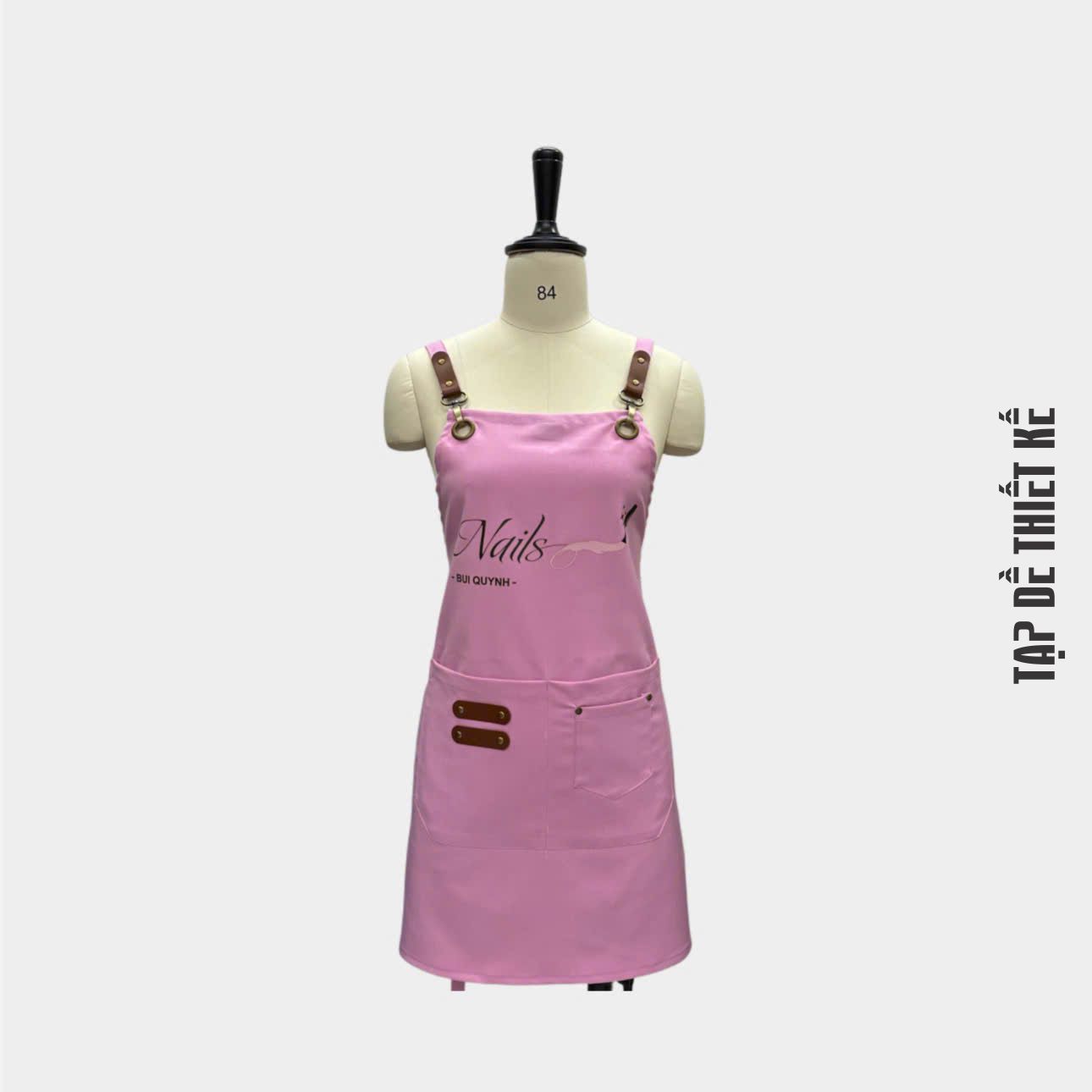 Tạp dề tiệm nail thiết kế theo yêu cầu