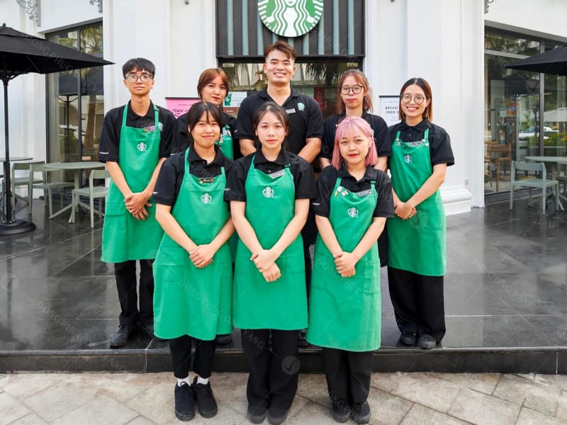 Tạp dề Starbucks