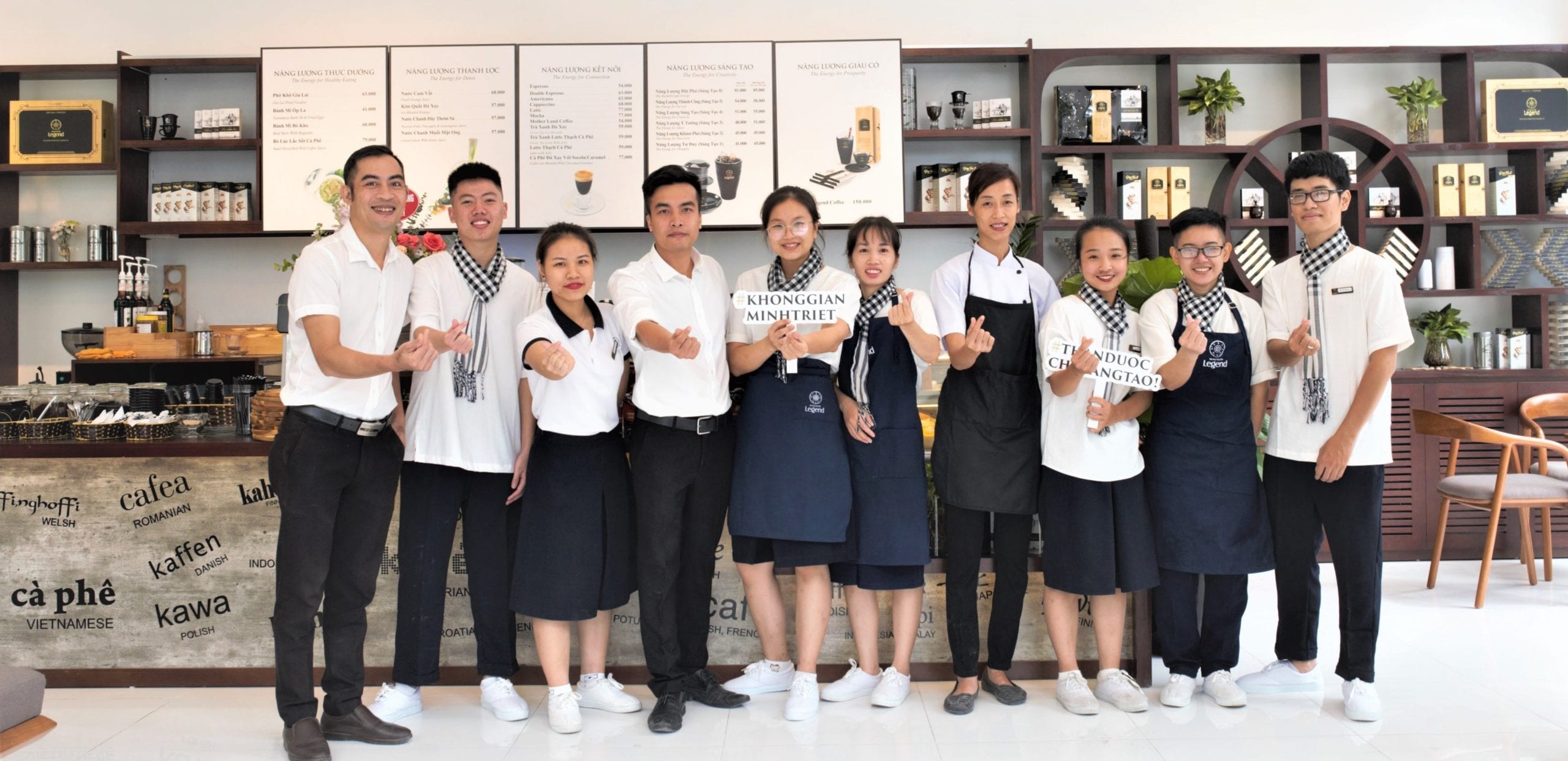 Tạp dề Trung Nguyên cà phê đẳng cấp